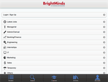 Tablet Screenshot of brightminds.jobscentral.com.sg